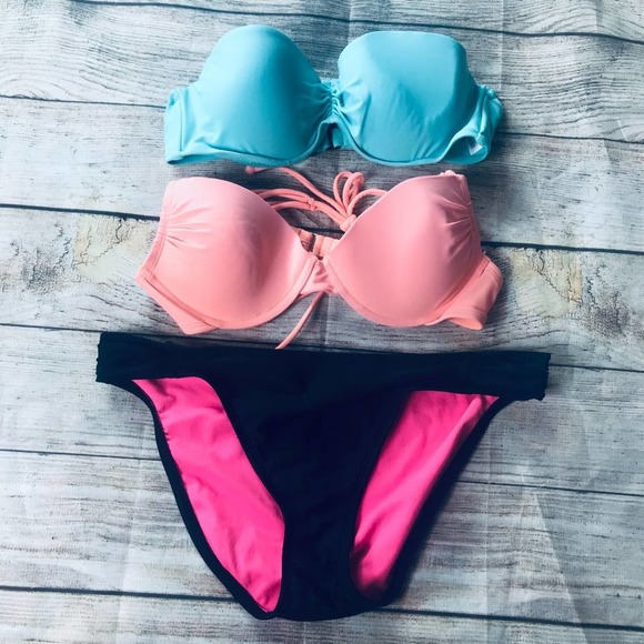 Xhilaration Other - Xhiliration Bikini Tops + Bottom L/XL